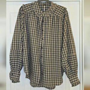 Free People Kerry Baby Button Down